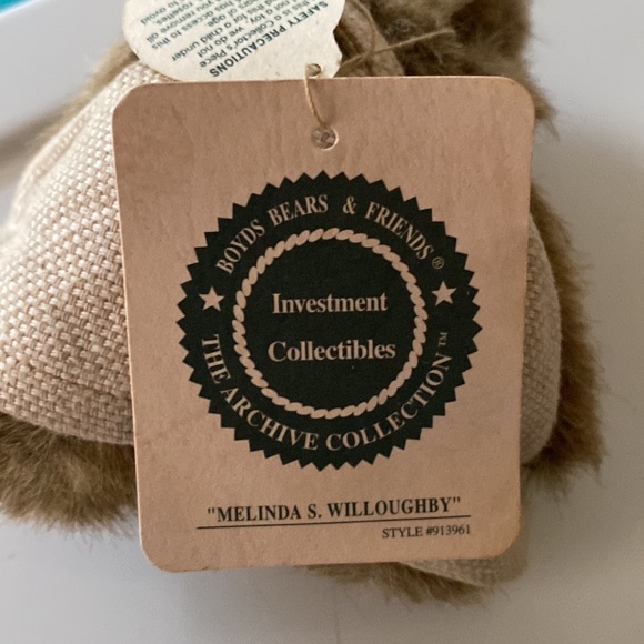 Vintage Genuine Boyds Bear: Melinda S. Willoughby - Picture 4 of 5